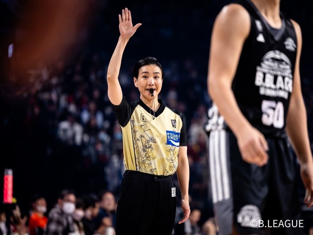 史上初！女性レフェリーが バスケットボールのB.LEAGUE ALL-STAR GAME